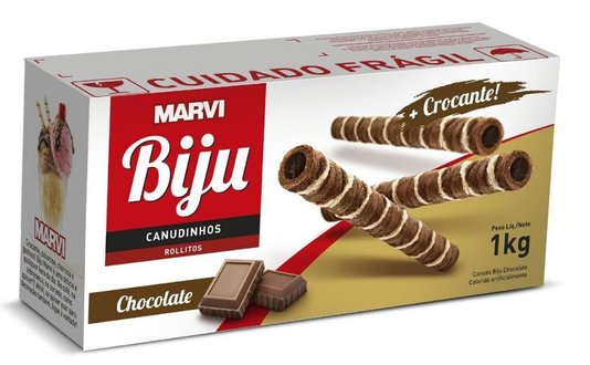 Canudinho Biju chocolate 1kg – Marvi