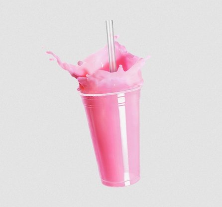 Canudo Biodegradável Shake com 100 un. (embalado individualmente) - Strawplast