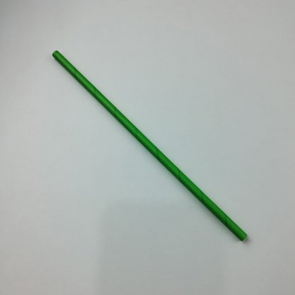 Canudo descartável de papel – Verde - 6mm – Make+