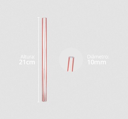 Canudo Super Shake 10mm com 100 un. (embalado individualmente) – Strawplast