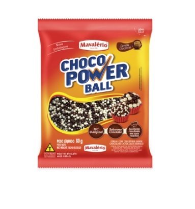 Cereal Choco Power Ball Micro 80g - Mavalério 