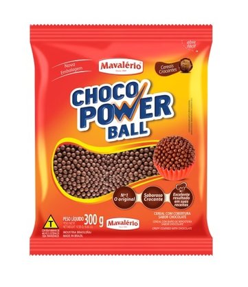 Cereal Choco Power Ball Micro Ao leite 300g - Mavalério