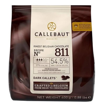 Chocolate Belga Amargo 54,5% de cacau – Callebaut – 400g
