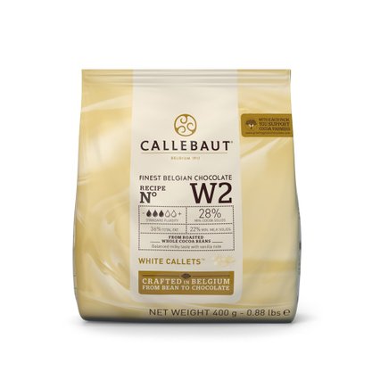 Chocolate Belga Branco 28% – Callebaut – 400g