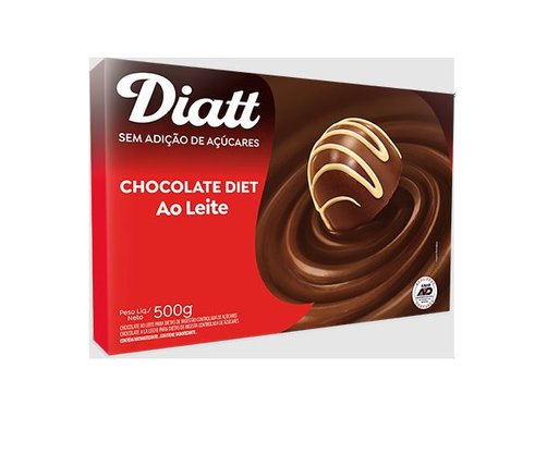 Chocolate Diet Diatt Ao Leite 500g  