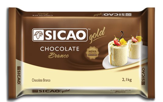 Chocolate Sicao Gold Branco barra – 2,1kg