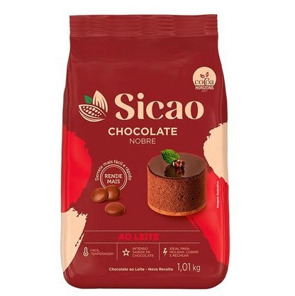 Chocolate Sicao Nobre Ao Leite gotas – 1,01kg (CAIXA FECHADA)