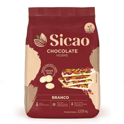 Chocolate Sicao Nobre Branco gotas – 2,05kg