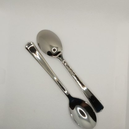 Colher Metal Refeição 17cm Prata – 10 unid – Silver Plastic 