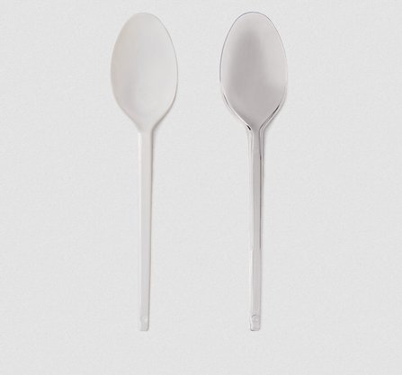 Colher Refeição Branca com 50 un. - Strawplast