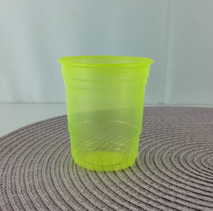 Copo 180ml Neon Amarelo - Bello Festas 