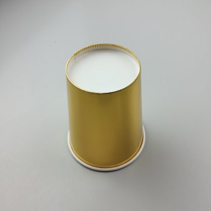 Copo de papel descartável – Metal Ouro C/8 – 250ml – Make+
