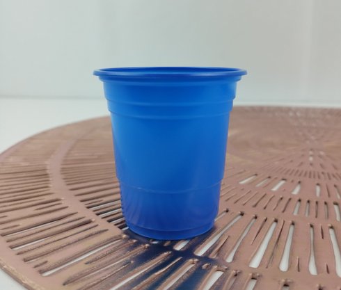 Copo Descartável 60ml C/ 20 Un – Azul Escuro – Bello Festas  