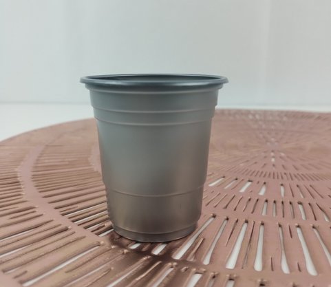 Copo Descartável 60ml C/ 20 Un – Prata Perolado – Bello Festas  