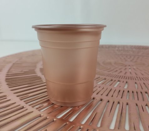 Copo Descartável 60ml C/ 20 Un – Rose Gold – Bello Festas  