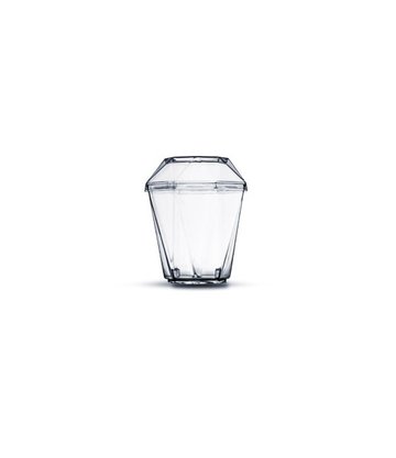 Copo Diamantico com Tampa 20ml transparente (Cristal) com 10 un. – Plastilânia 
