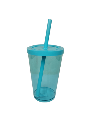 Copo Happy 350ml Azul Tiffany - Neoplas