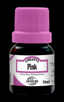 Corante líquido Pink Hidrossolúvel 10ml Arcolor 