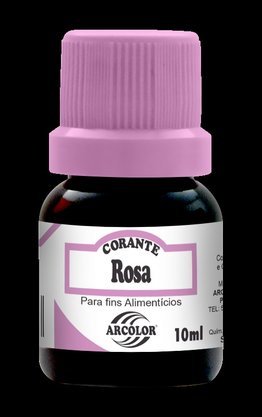 Corante líquido Rosa Hidrossolúvel 10ml Arcolor 