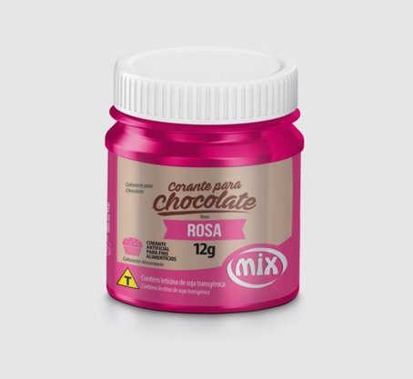 Corante para chocolate 12g Rosa – Mix