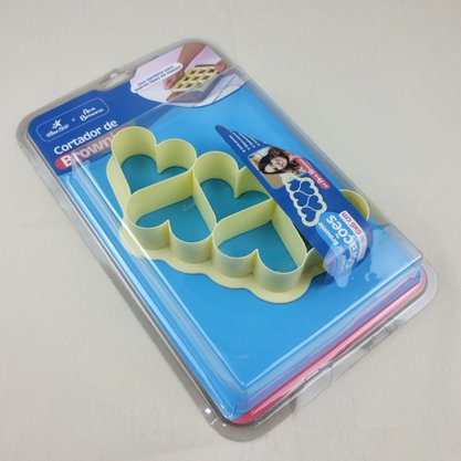 Cortador Brownie Corações – 6cm – Bluestar Cortador Brownie Corações – 6cm – Bluestar