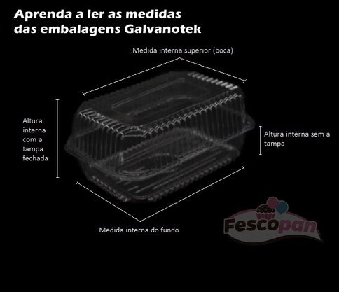 Embalagem 12 Doces GA 19 -– Galvanotek