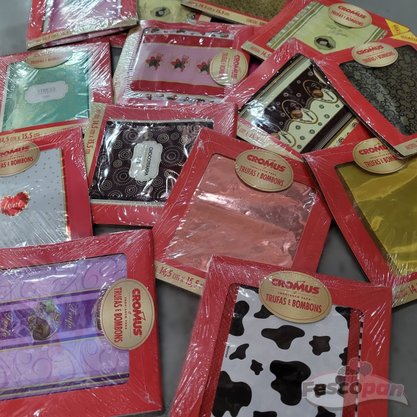 Embalagem para Trufas e Bombons sabor Leite em Pó 100un – 14,5x15,5 – Cromus