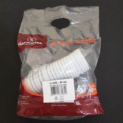 Embalagem Pote com tampa G 695 – 30ml – 20 Un. – Galvanotek