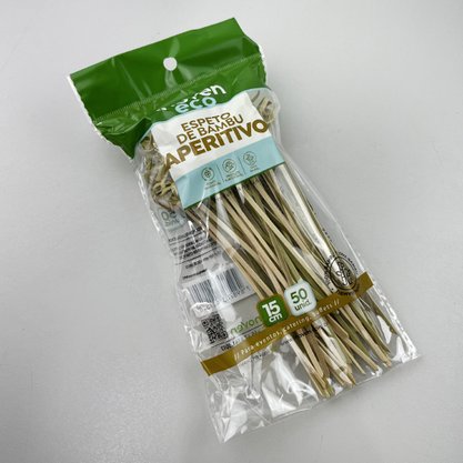 Espeto Aperitivo Bambu knotted sticks – 15cm (50und) - Inoven