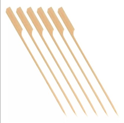 Espeto de Bambu Golf 25cm – 50 unidades – Natural 