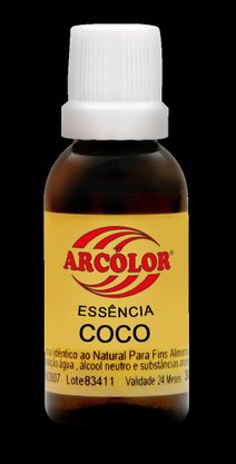 Essência líquida Coco 30ml Arcolor 