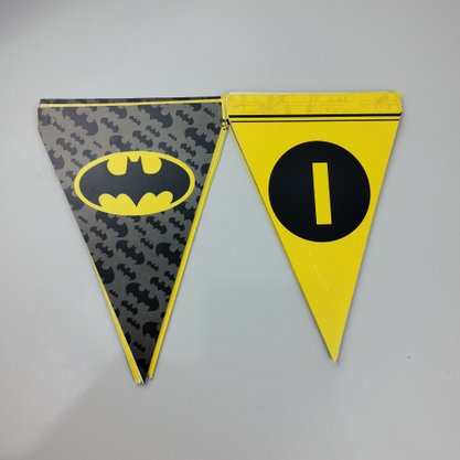 Faixa Decorativa Feliz Aniversário – Batman Geek – Festcolor