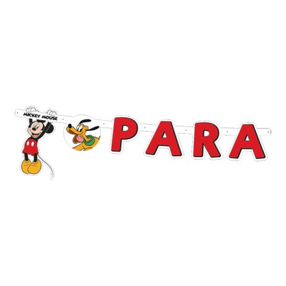 Faixa Decorativa Parabéns – Mickey Mouse – Regina Festas