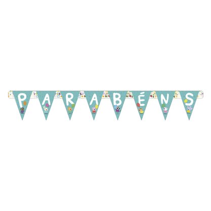 Faixa Decorativa Parabéns – Peppa Pig – Regina Festas