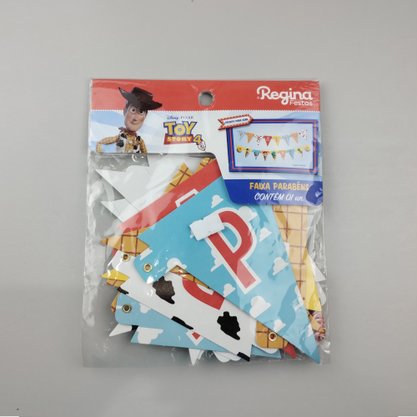 Faixa Parabéns – Toy Story 4 – Regina Festas
