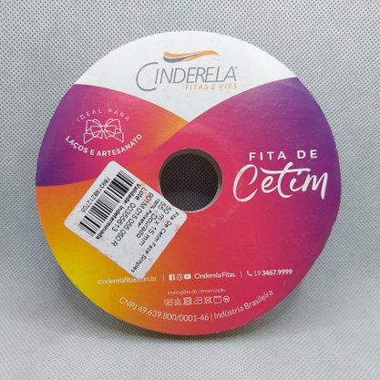 Fita Cetim Simples 15mm x 50m Dourado – Cinderela