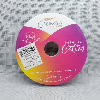 Fita Cetim Simples 15mm x 50m Lilás Escuro – Cinderela