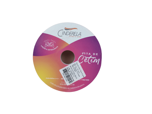 Fita Cetim Simples 15mm x 50m Rosa Chiclete – Cinderela
