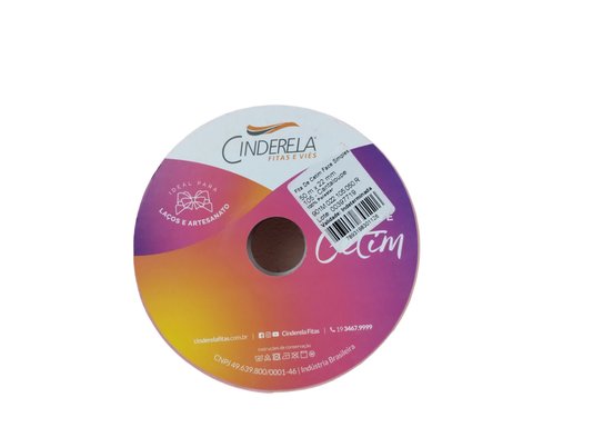 Fita Cetim Simples 22mm x 50m Cantaloupe – Cinderela