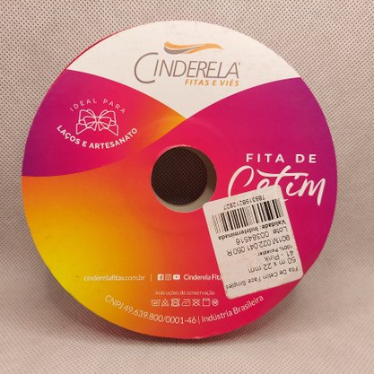 Fita Cetim Simples 22mm x 50m Pink – Cinderela