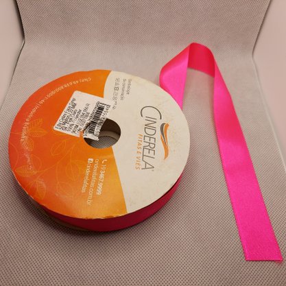 Fita Cetim Simples 22mm x 50m Pink Claro – Cinderela