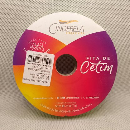 Fita Cetim Simples 22mm x 50m Verde Folha – Cinderela