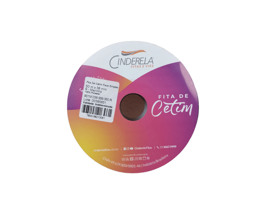 Fita Cetim Simples 38mm x 50m Marinho – Cinderela
