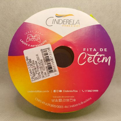 Fita Cetim Simples 38mm x 50m Verde Folha – Cinderela