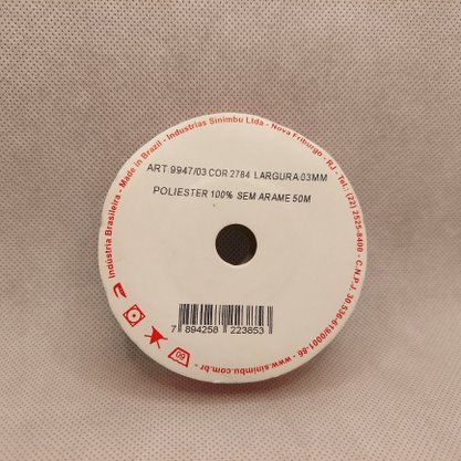 Fita Cetim Simples 4mm x 50m Goiaba – Sinimbu