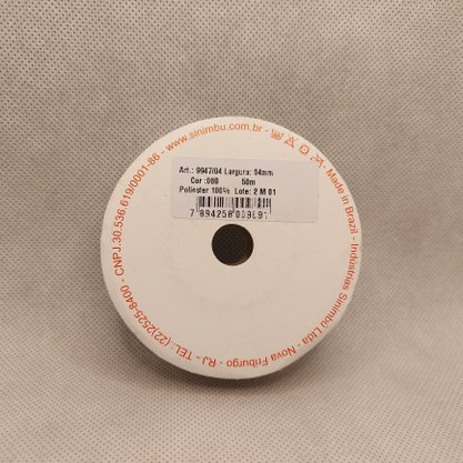 Fita Cetim Simples 4mm x 50m Marrom – Sinimbu