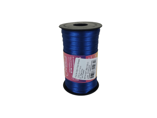 Fita Cetim Simples 7mm x 100m Azul Marinho – Cinderela