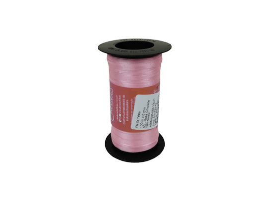 Fita Cetim Simples 7mm x 100m Rosa Chiclete– Cinderela