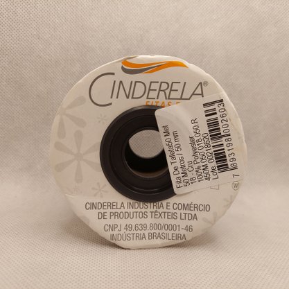 Fita Tafetá Simples 50mm x 50m Cru – Cinderela