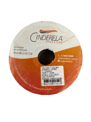 Fita Tafetá Simples 50mm x 50m Turquesa - Cinderela